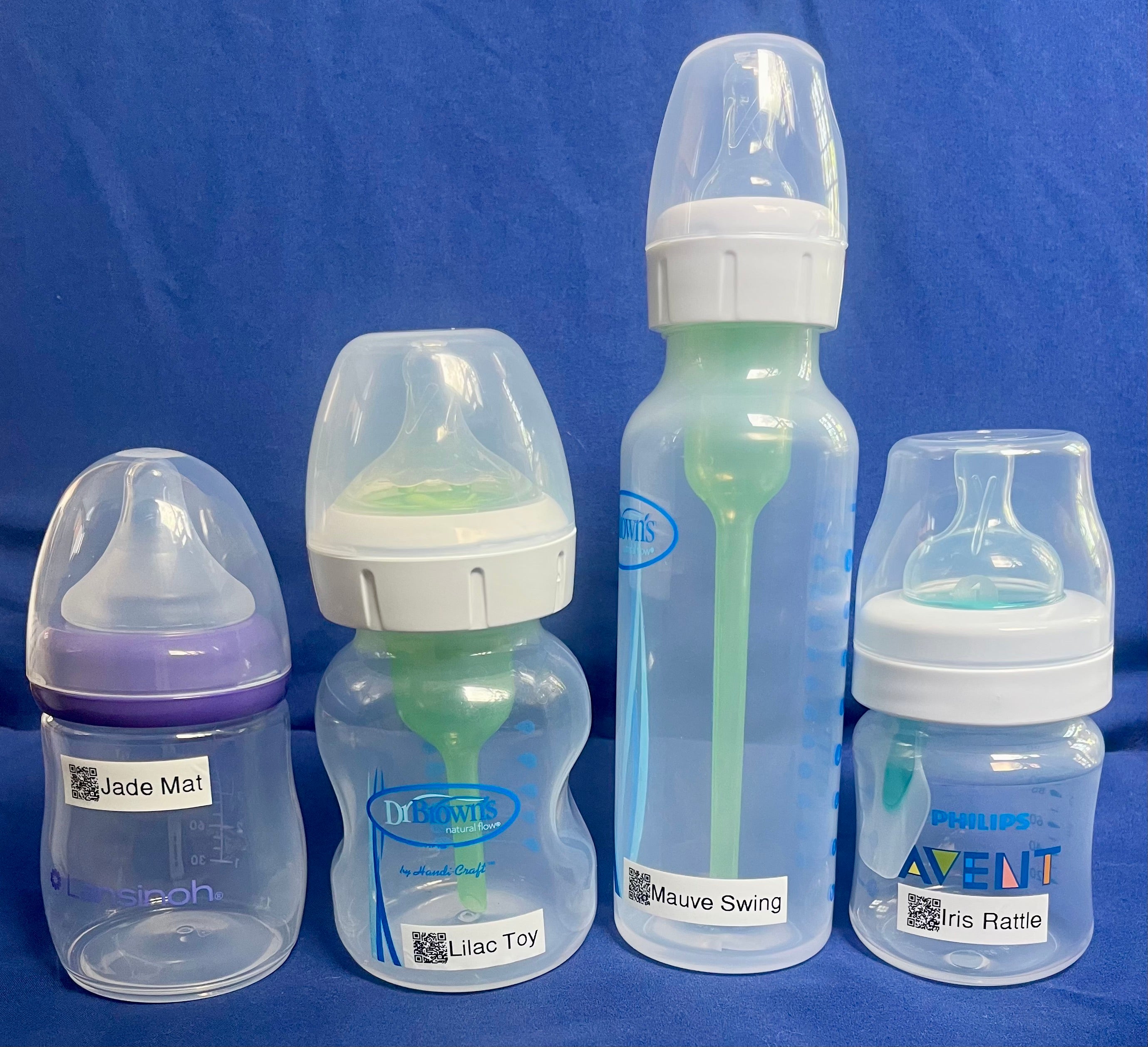 6 Bottle Scan Labels
